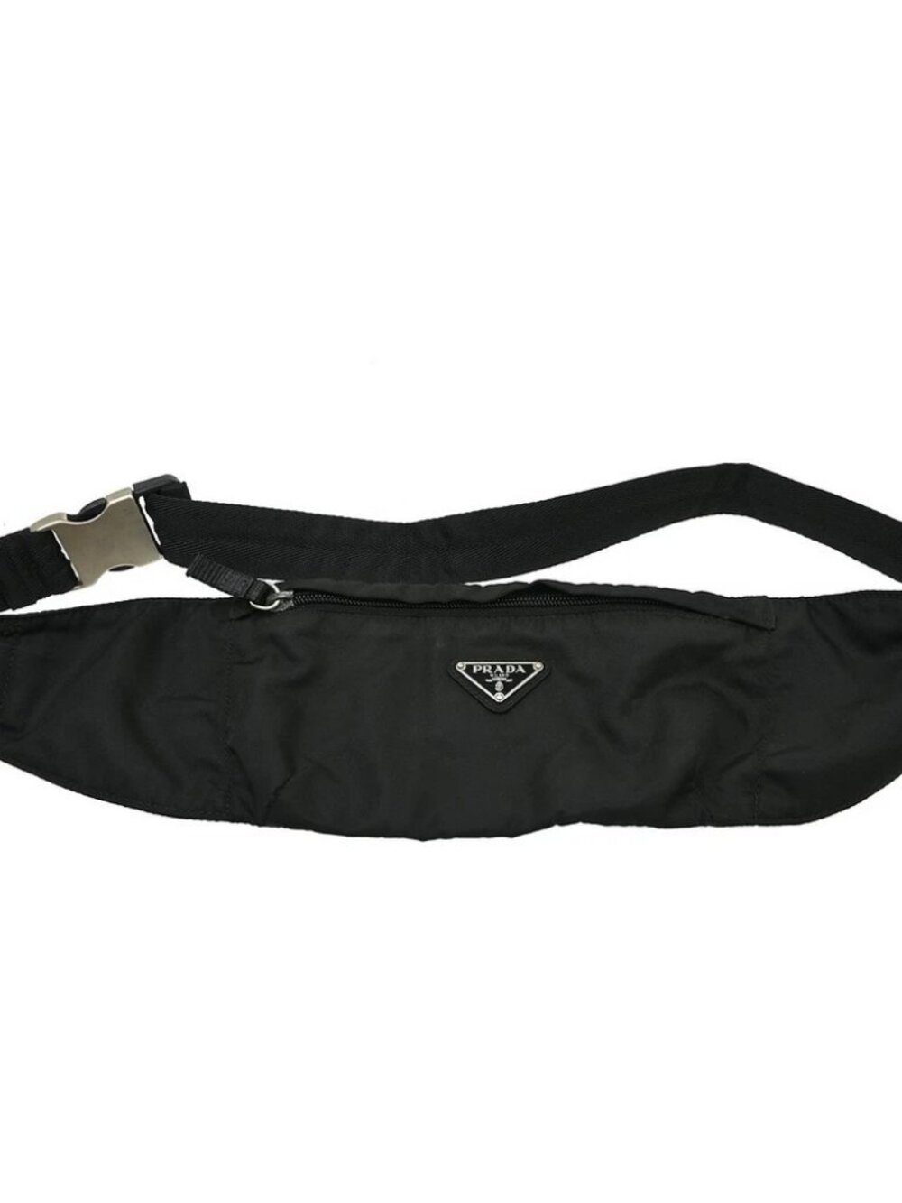 Prada Black Nylon Bum Bag